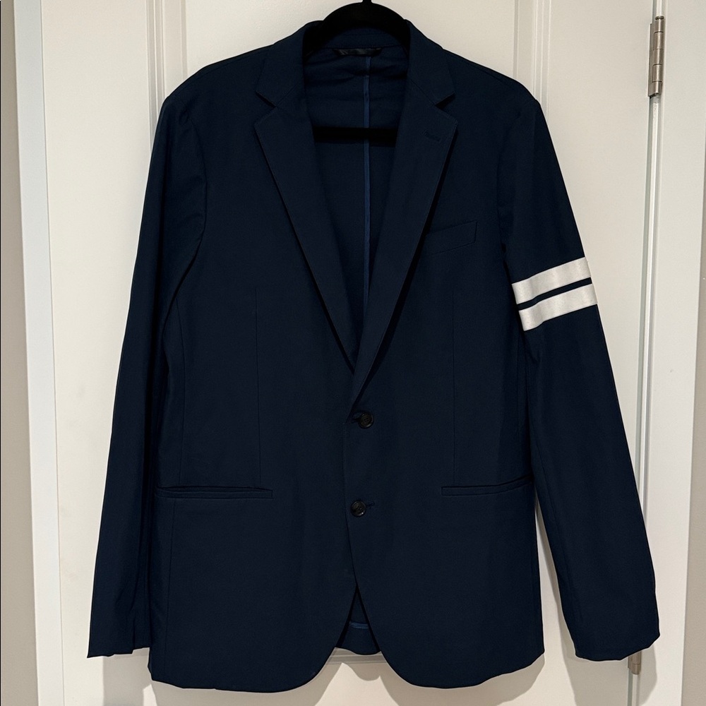 Sene Stripe Detail Flextech Blazer